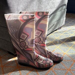 Emilio Pucci Rubber Rain Boots